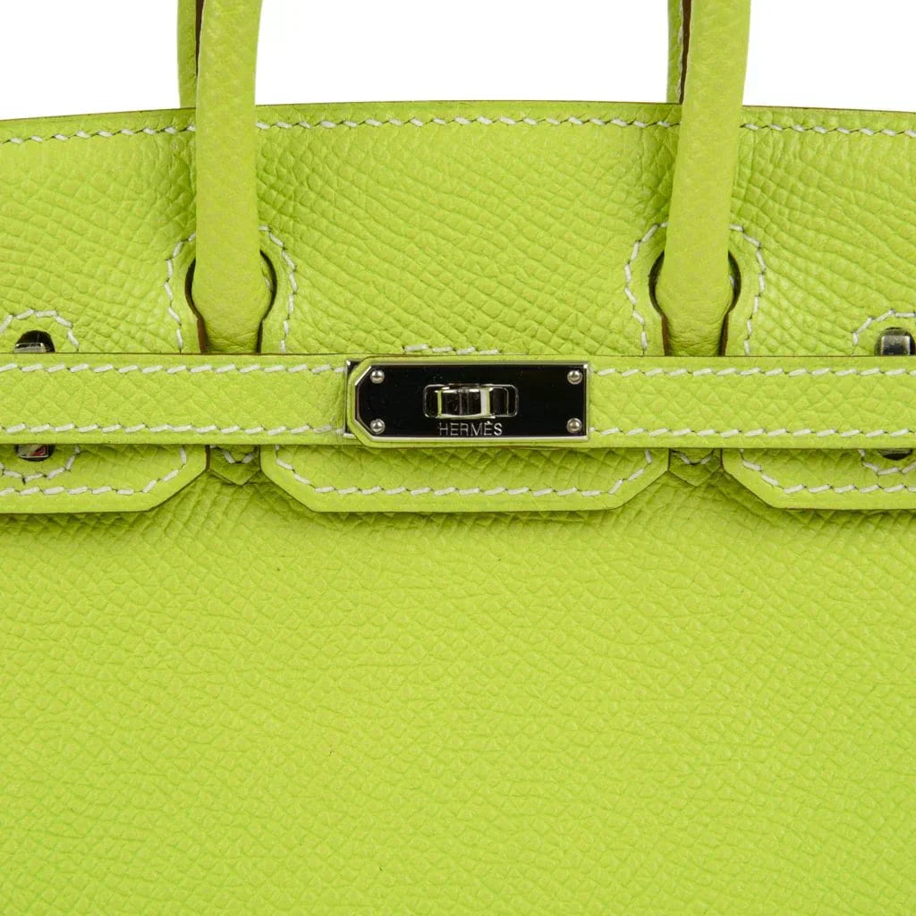Birkin Tiny Bag Miniature Micro Kiwi Epsom Limited Edition