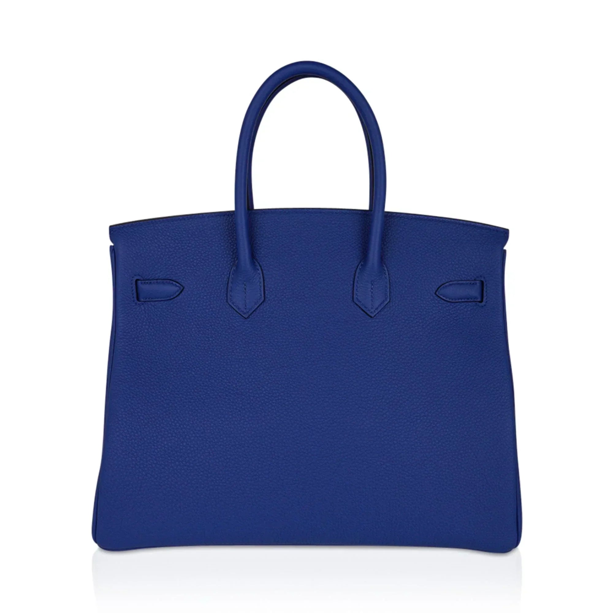 Birkin 35 Bag Blue de France Togo Leather with Palladium Hardware