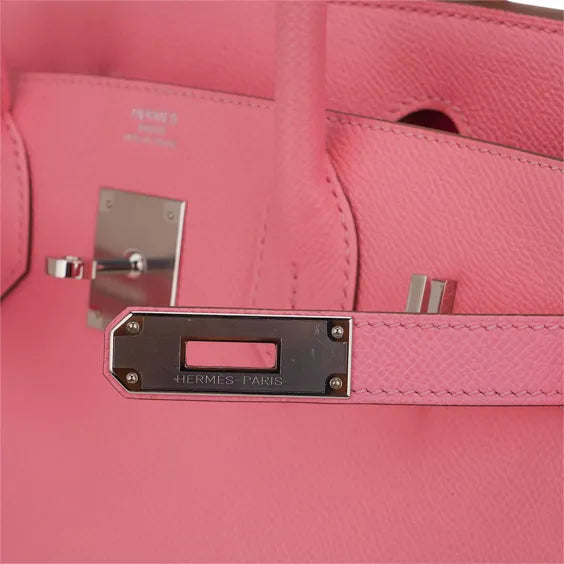 Birkin 30 Bag Rose Confetti Epsom Leather with Palladium Hardware