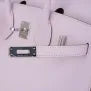 Birkin 25 Bag Sellier Mauve Pale Epsom Leather with Palladium Hardware