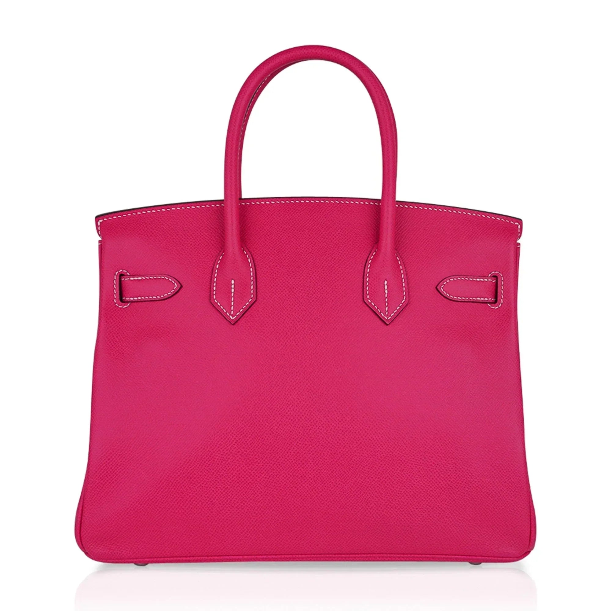 Birkin 30 Bag Rose Tyrien Candy Epsom Limited Edition Palladium